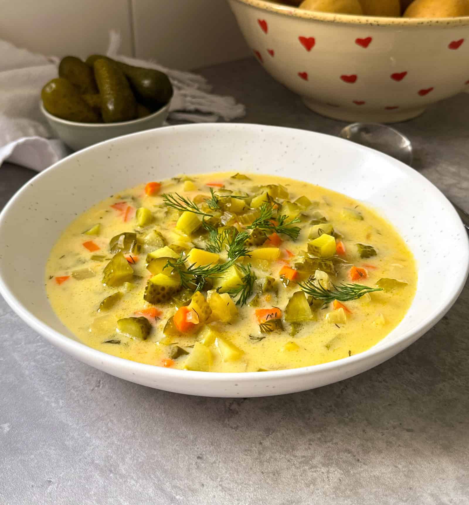 Dill Pickle Soup - Sammy Montgoms
