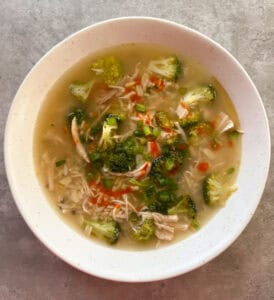 Chicken &amp; Rice Soup - Sammy Montgoms