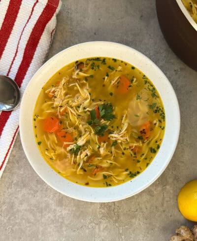Easy Chicken Noodle Soup - Sammy Montgoms